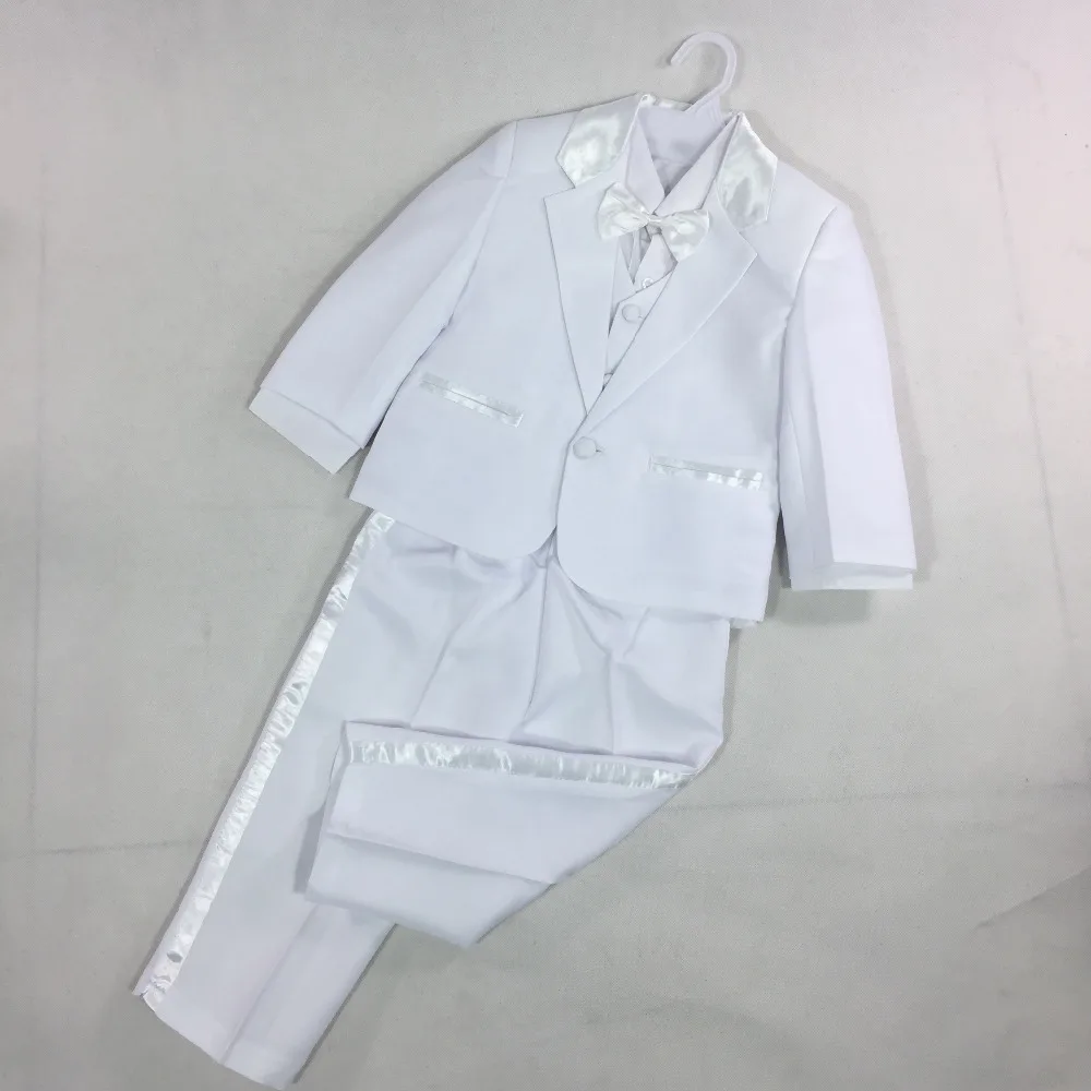 Высококачественный костюм-смокинг для маленьких мальчиков на свадьбу детский