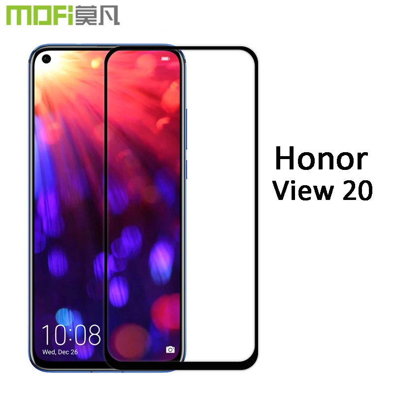 Защитное стекло MOFi v20 для Huawei honor view 20 защита экрана с полным покрытием защитная