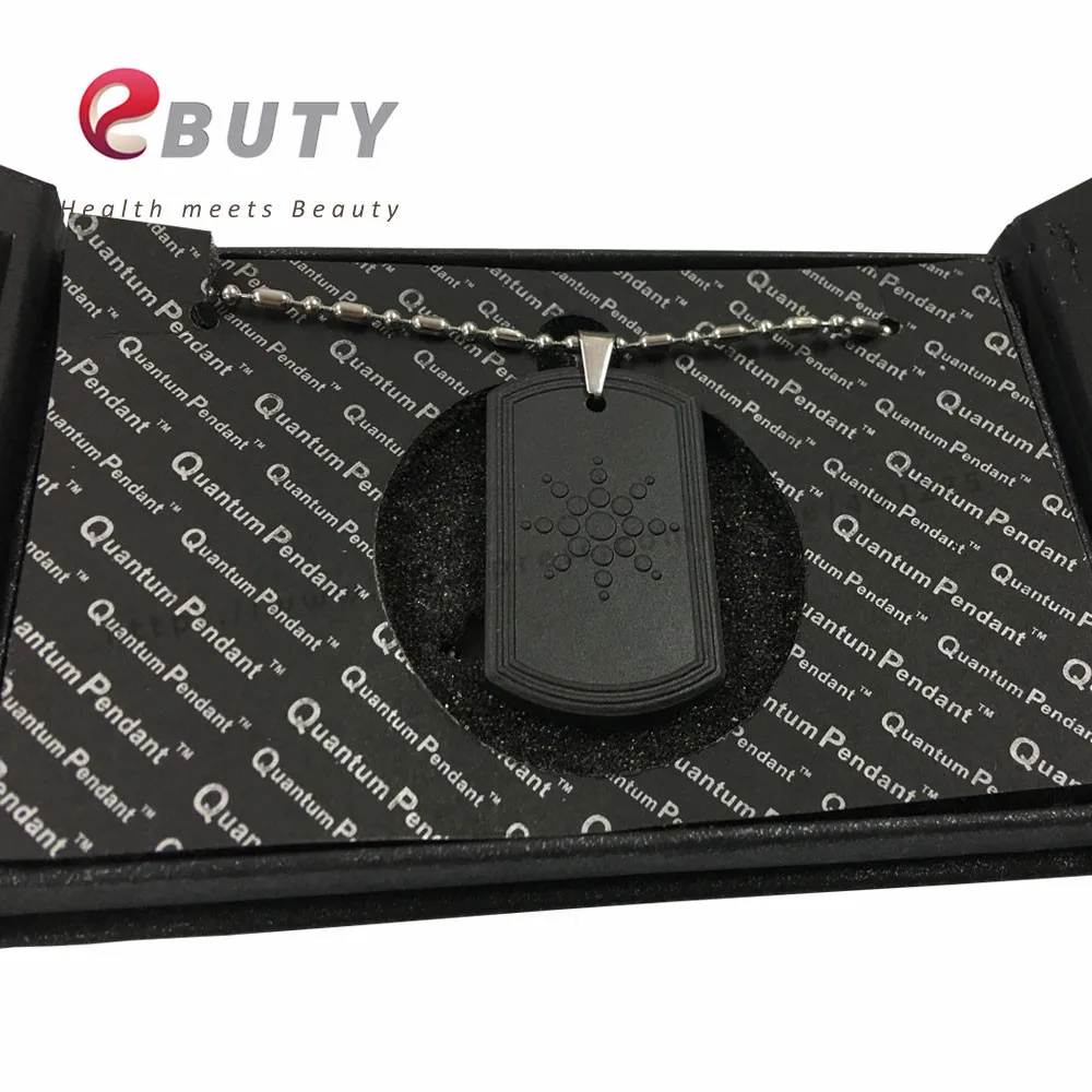 Прямоугольная Подвеска из лавовой квантовой энергии подвеска чистого турмалина