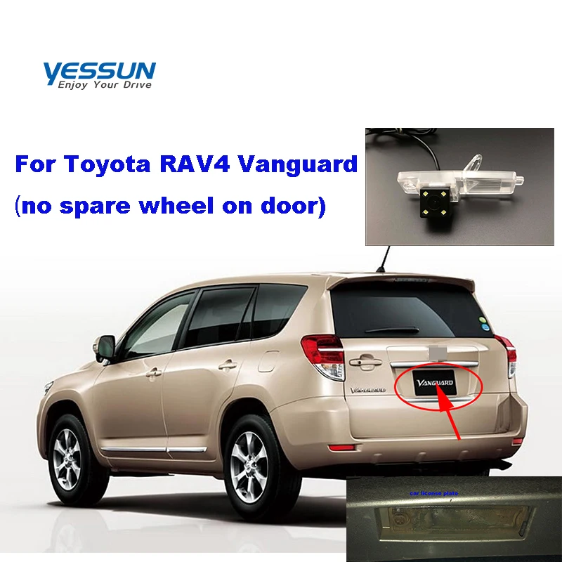 

Yessun rear view camera For Toyota Harrier Toyota Highlander Kluger XU40 2007~2013 camera Parking /license plate camera