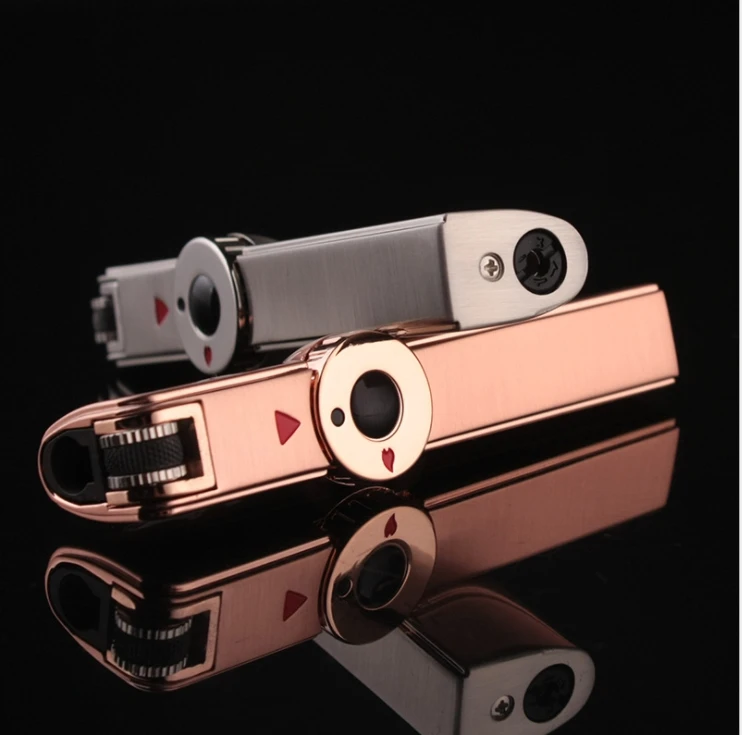 With Keychain gas Lighter Blue Flame Spray Gun Electronic 1300C Butane Torch Turbo Cigar Cigarette Lighters | Дом и сад