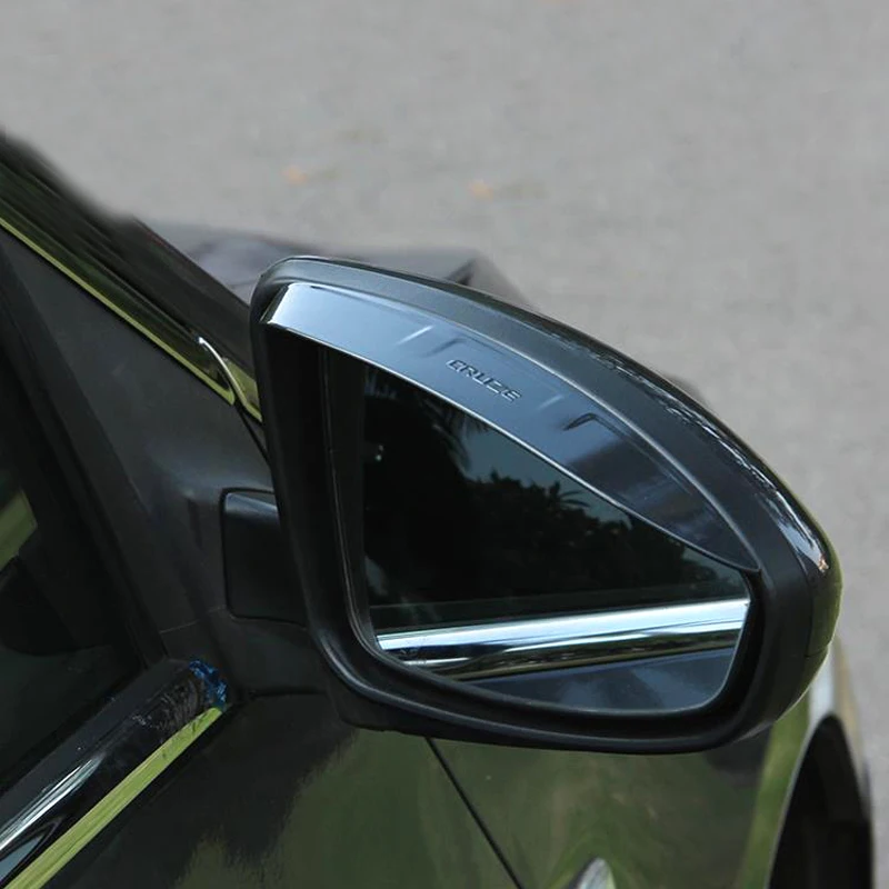 2 шт./компл. зеркальный светоотражающий чехол от дождя для Chevrolet Cruze 2009 2015
