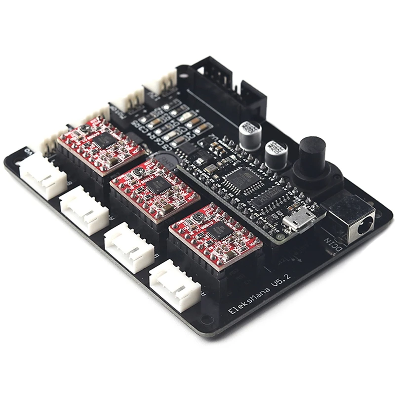 Eleksmana V5.2 Grbl Cnc материнская плата Usb 3 Осевая карта управления Diy части устройства