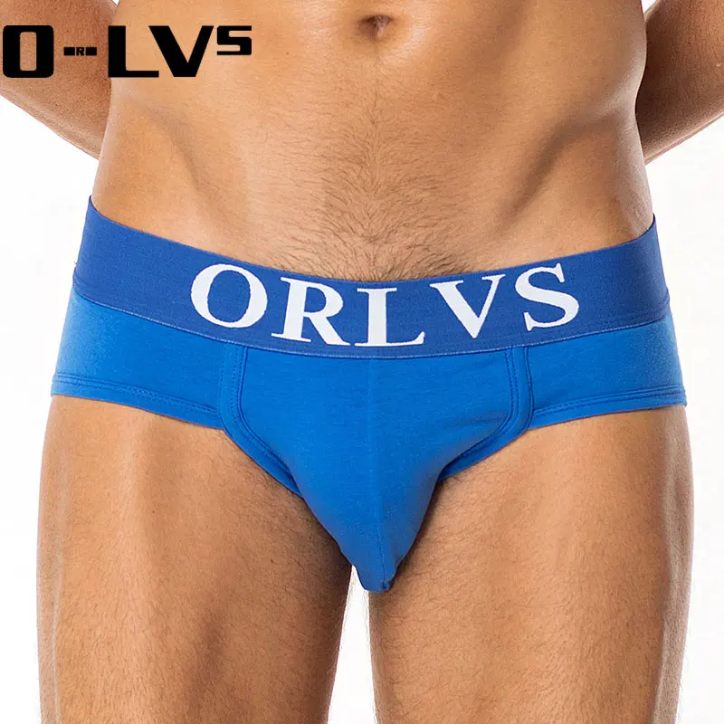 C мужское сексуальное нижнее белье ORLVS Мужское трусы хлопковые с заниженной