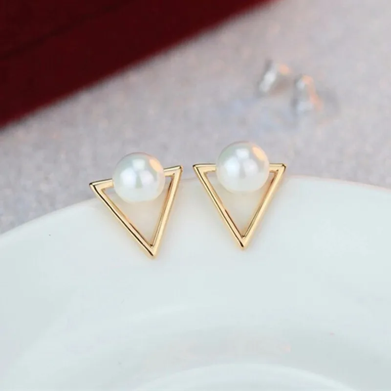 

Серьги женские, металлические, с жемчугом