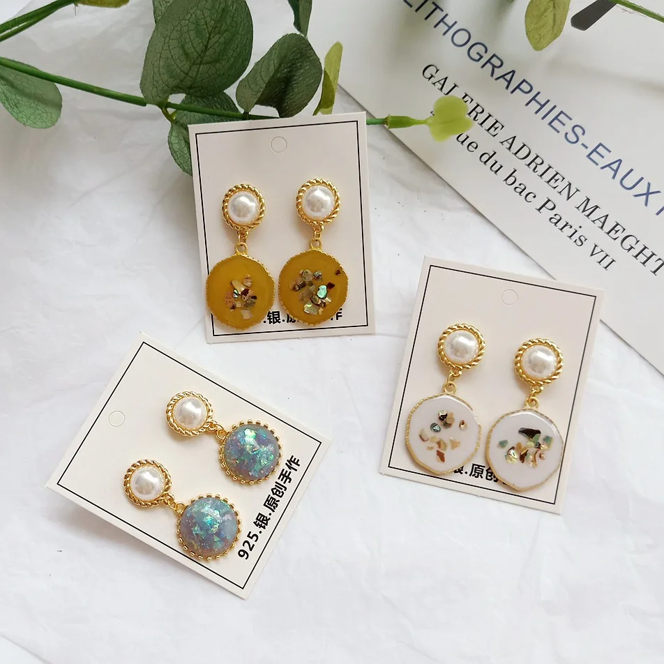 Женские винтажные серьги-подвески MuHan модная жемчужная серьга гипоаллергенные