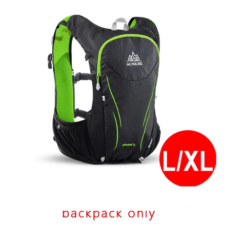 LXL bag only AONIJIE 5L открытый спортивный рюкзак для женщин/мужчин марафон гидратационный жилет пакет для обмена Велоспорт Пешие прогулки Бег сумка для воды - Цвет: LXL bag only