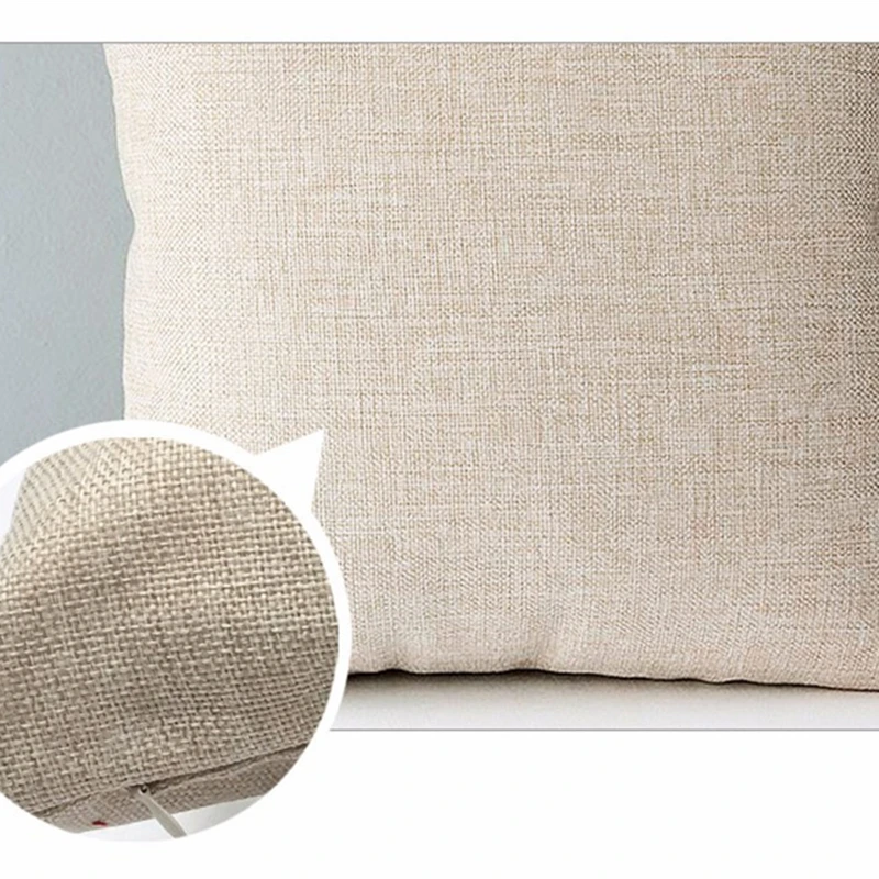 Comwarm Christmas Night Blue Series Pillow Cover Linen Cotton Sleeping Travel Santa Claus Snowman Pillowcase Decorative Home | Дом и сад