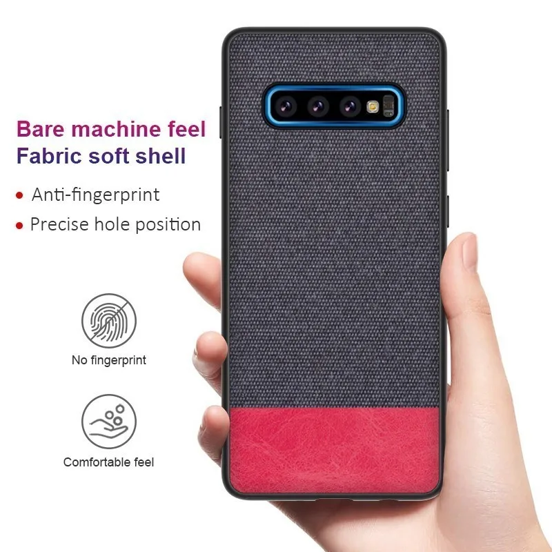 Чехол для Samsung S8 S9 чехол Galaxy S10 телефона роскошные ткани оригинальный Официальный