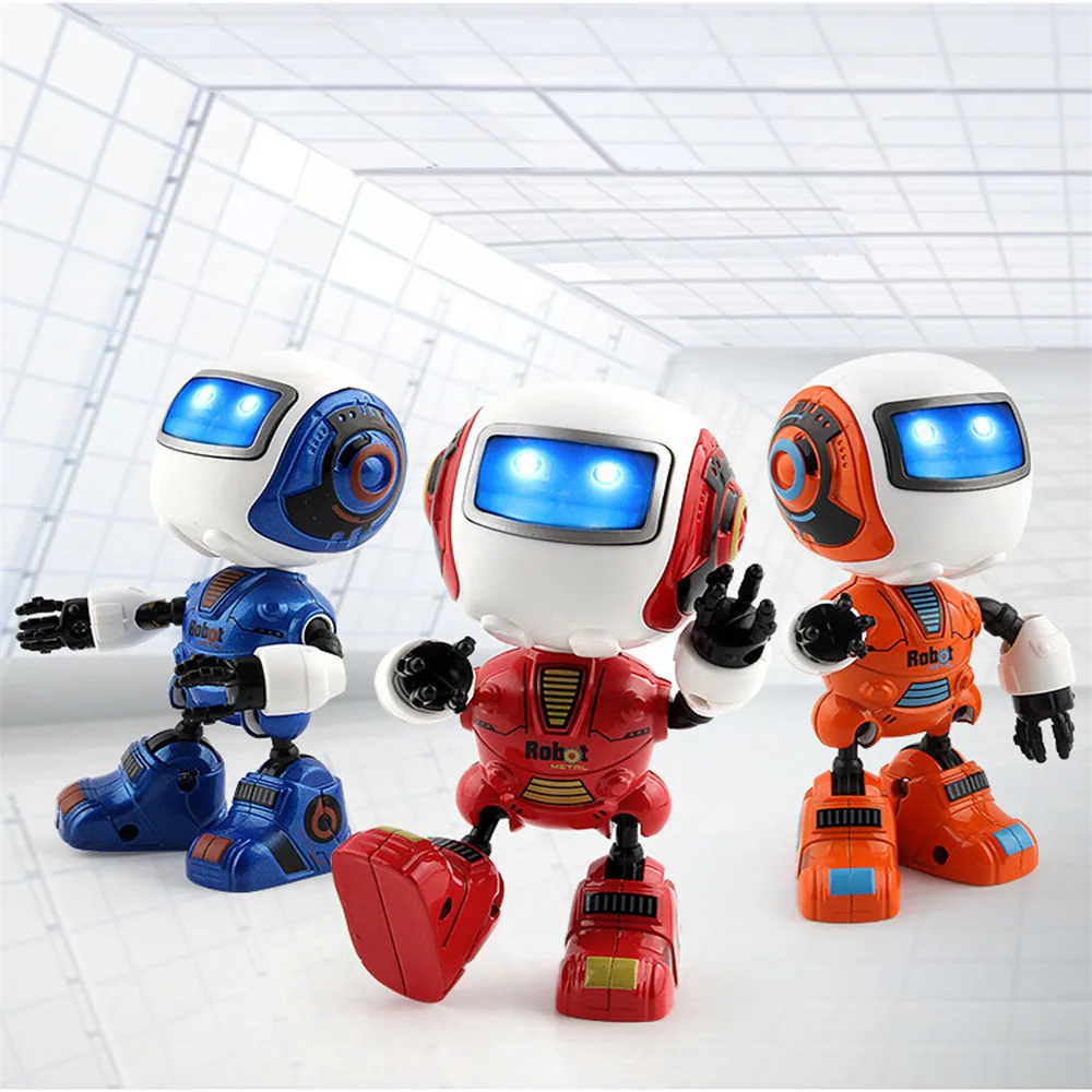 2018 Горячая музыка мини робот чувствительный сенсорный Multi Функция LED flighting Smart