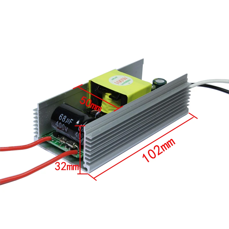 Высокий PF 3000mA 100W DC 30 V-36 V Ток изолированный Constat ток Светодиодный драйвер для 100w Светодиодный чип diy AC 110V 220V - Цвет: 100W led driver