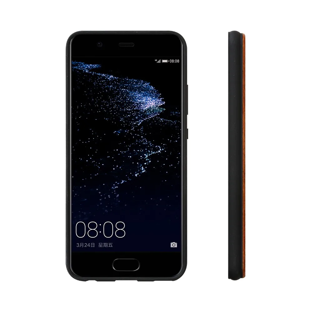 Techase 2017 новые деревянные чехлы для телефонов Huawei P10 чехол из натурального дерева