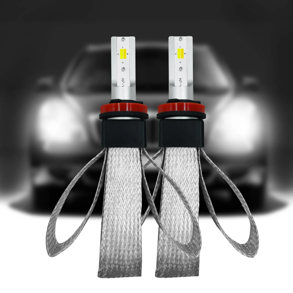 Автомобильные светодиодные лампы 12 Светодиодный светильник Дов три цвета 60 Вт 6000