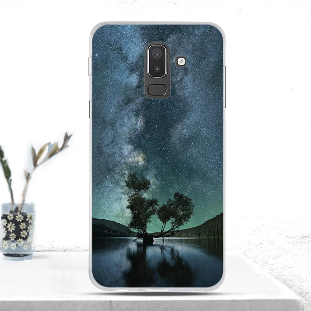Чехол бампер для samsung Galaxy J8 2018 чехол накладка J810 J810F Мягкая силиконовая задняя
