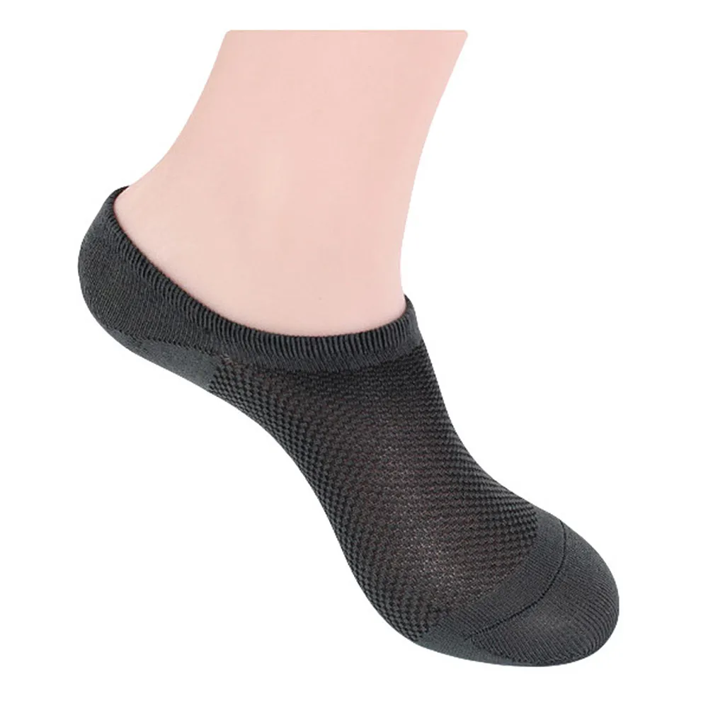 Модные сетчатые вязаные бамбуковые рандомные Носки Силиконовые Нескользящие