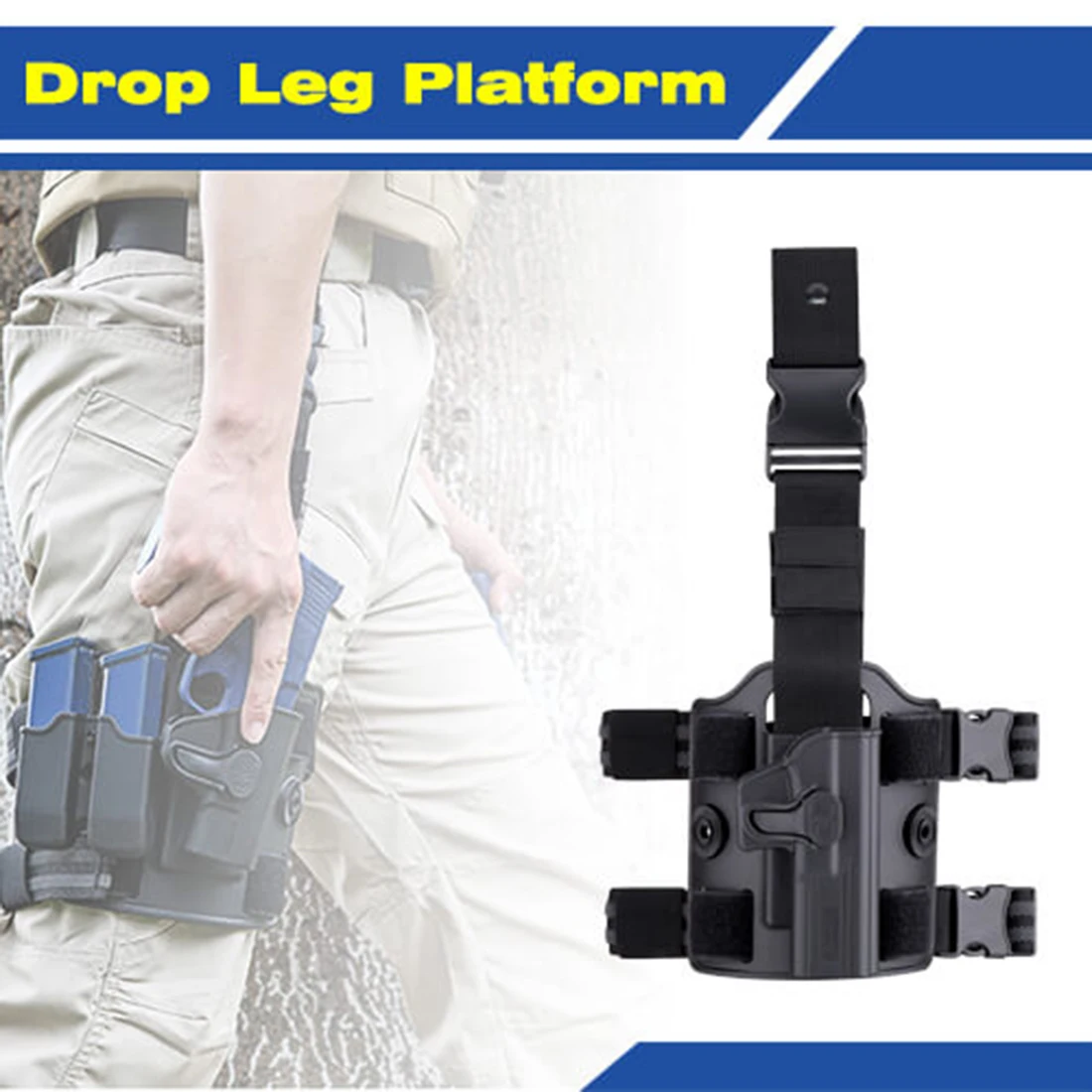 Amomax Tactical Drop Leg платформа совместима со всеми Amomax кобуры журнал сумки военные на открытом воздухе тактика аксессуары