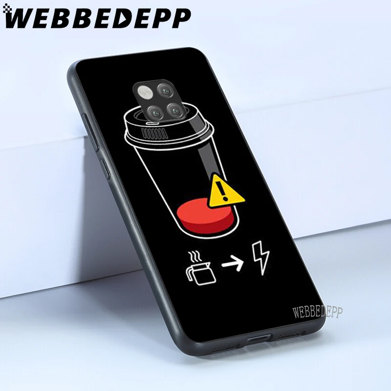 WEBBEDEPP Забавный мультяшный Мягкий ТПУ чехол для Huawei Y6 Y7 Prime Y9 Mate 10 20 Lite Pro Nova 2i 3i 4 |