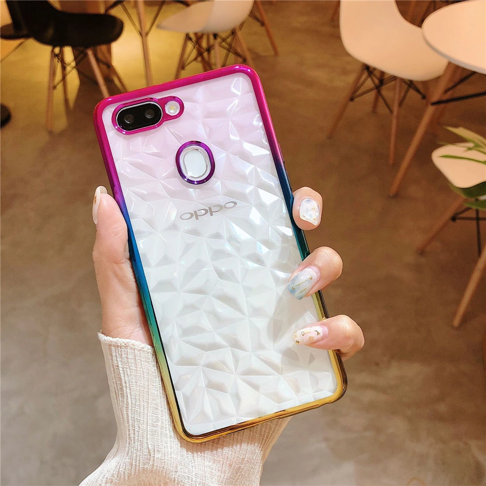 Для XiaoMi RedMi 6A 5A 4A чехол мягкий полный Силиконовый обшивка 3D градиентная Алмазная