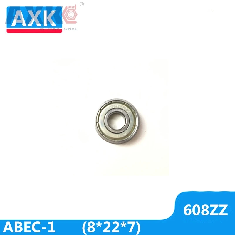 AXK 608ZZ подшипник ABEC-1 (20 шт.) 8X22X7 мм миниатюрный 608 ZZ Лонгборд шарикоподшипники для
