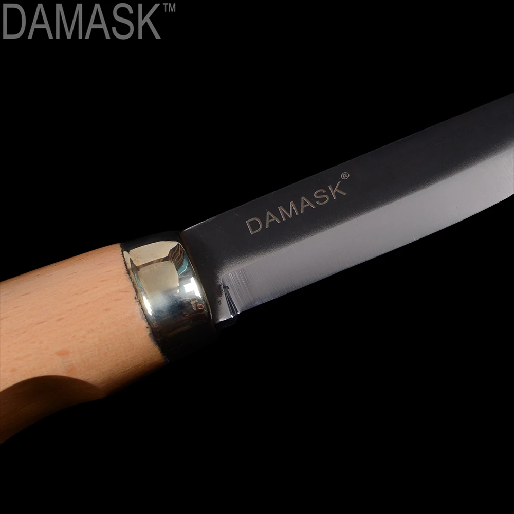 DAMASK острое лезвие открытый рыболовный нож Тактический охотничий выживания 5Cr13 с