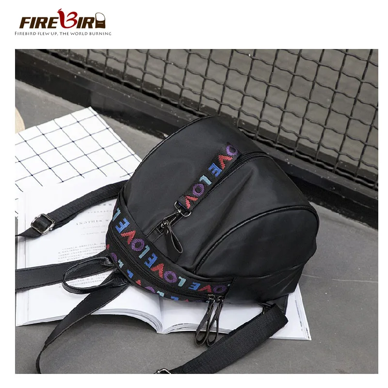 Рюкзак с надписью LOVE для женщин черный Оксфорд нейлон Rugzak студенческий школьный