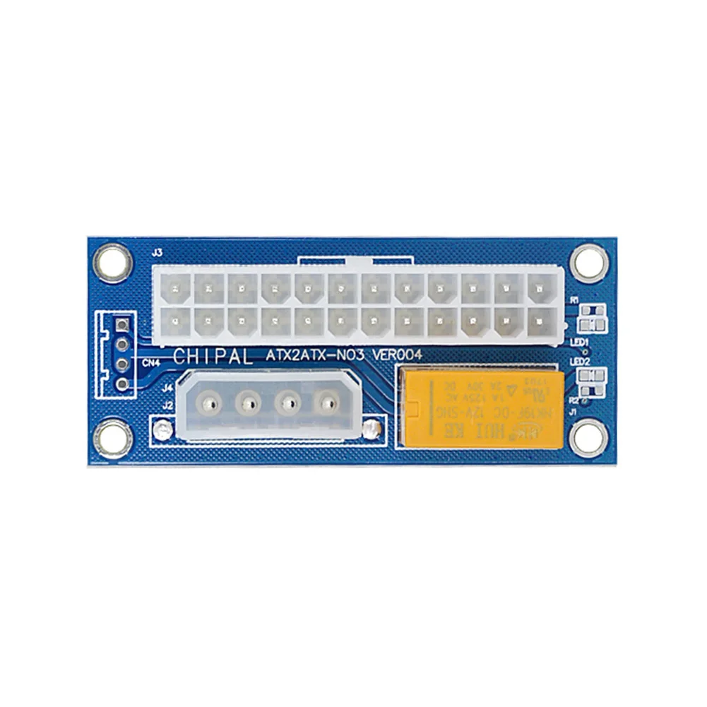 Горячее предложение двойной блок питания ATX 24Pin на Molex 4-контактный расширитель