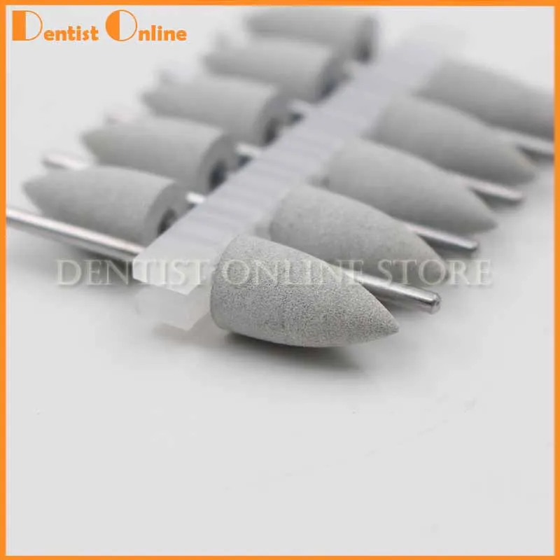 

20pcs Dental Silicone Rubber Resin Base Hidden Denture Polishing Burs Dental Polisher
