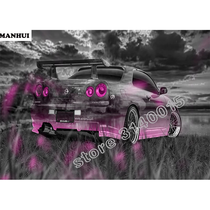 

Полная Алмазная вышивка автомобиля 5D, алмазная живопись своими руками, полная Алмазная мозаика, украшение для дома, картины BAC022