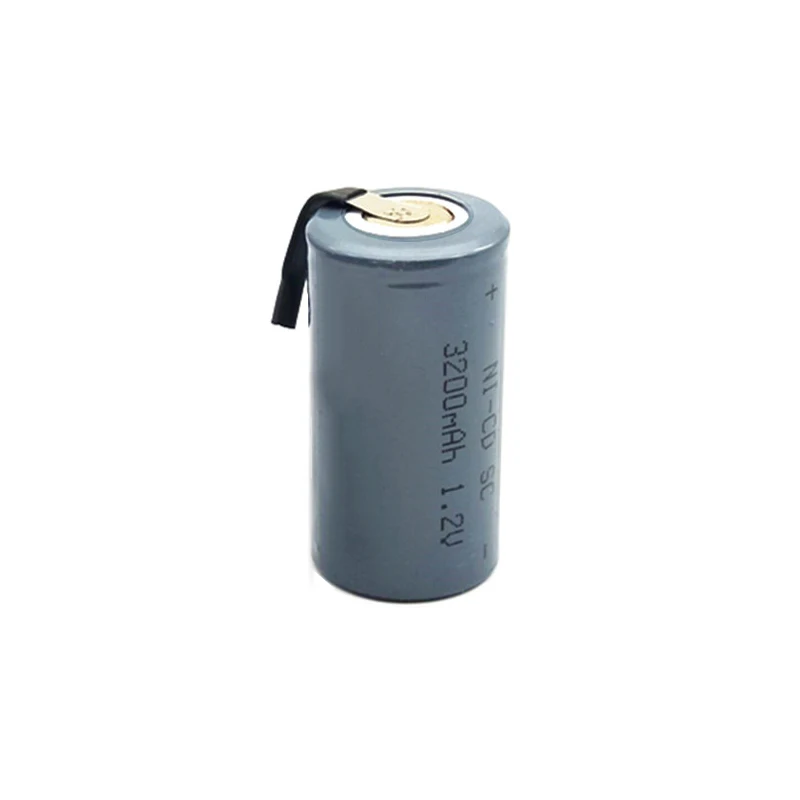 10/12/15/25 шт. 3200mah SC1.2V высокое качество Ni CD батарея Sub C SC 22420 с удлинителем