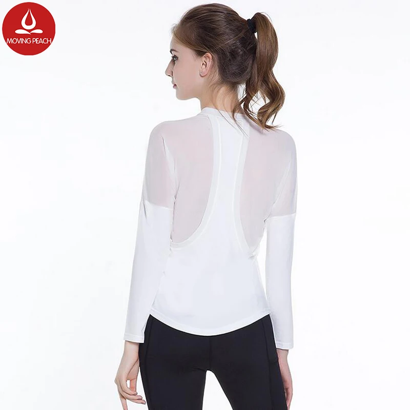 Workout Shirts for Women Yoga Runing Sports T-Shirts Breathable Quick Dry Fitness Long Sleeve sports clothing | Спорт и развлечения