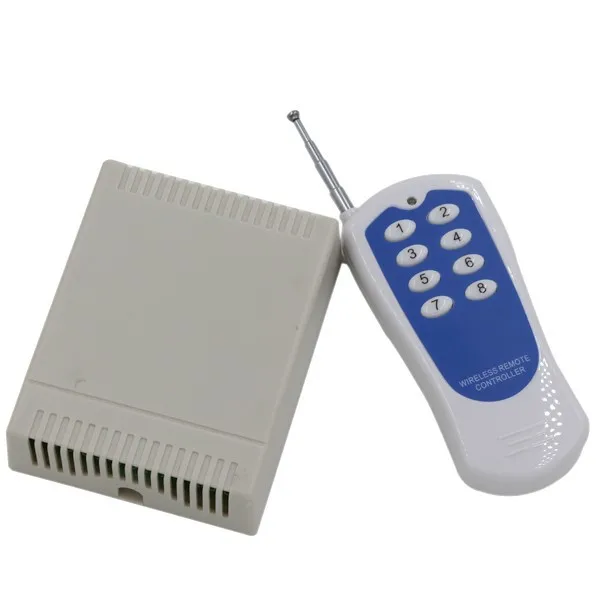 DC 12V 8 CH RF Wireless Remote Control Switch System 315/433 MHZ 4 Transmitter And Receiver Fixed Encoding SKU: 5007 | Обустройство