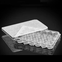 1pc 24 well tissue culturetreated cell culture plates tc flat bottom lab supplies