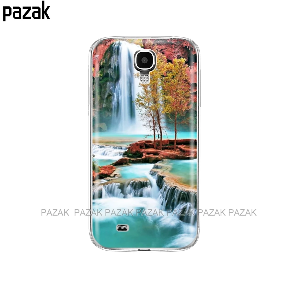 Silicone Soft Case For Samsung Galaxy S4 i9500 TPU Cover For Samsung S4 Phone shell da Hoesje Protective For S 4 phone shell - Цвет: 34326