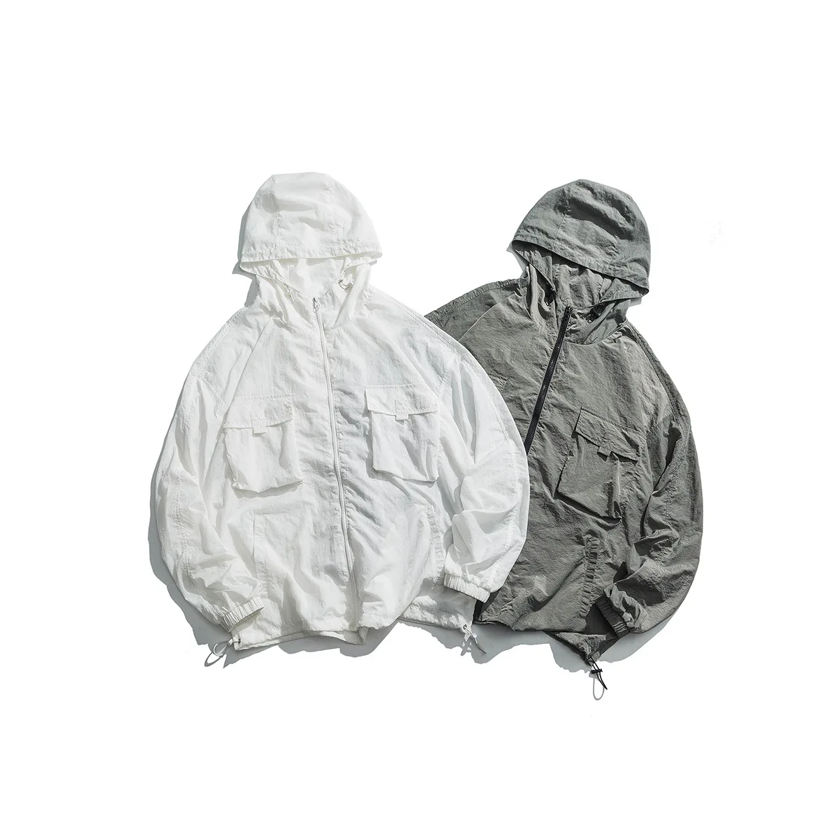 

Men's summer youth overall men fashion comfortable soft clothes trend thin breathable jackets dropshipping holiday gift top coat