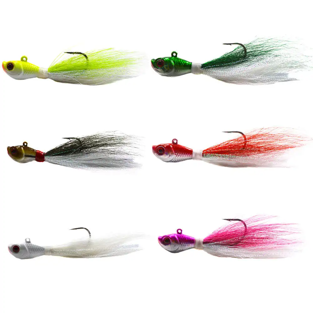 6pcs mix colors 15 г 28 г 56 г 3D глаза рыболовный крючок Бактейл 6 цветов светящаяся большая игра соленой воды грузило для рыбалки приманки - Цвет: 6pcs mix colors