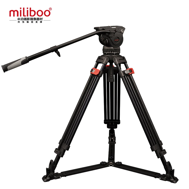 Miliboo Профессиональный Трипод для трансляций фильмов M8DL с жидкостной головкой и