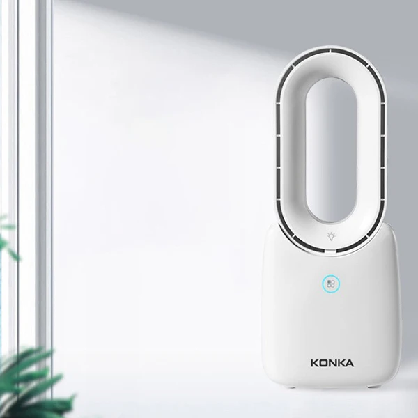 KONKA KF UW1CD мини охлаждающий вентилятор без пузырьков USB Перезаряжаемый Настольный