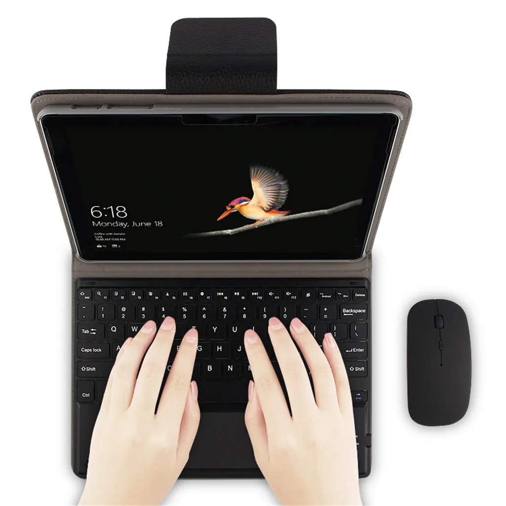 Ouhaobin беспроводная клавиатура с крышкой для поверхности GO 10,0 дюймов MediaPad Bluetooth клавиатура чехол Флип кожаный чехол 0325#2