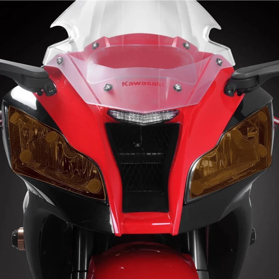 ZX-10R Motorcycle Accessoris For KAWASAKI ZX 10R ZX10 R 2011 2012 2013 2014 2015 Acrylic Headlight Screen Protective Cove | Автомобили и