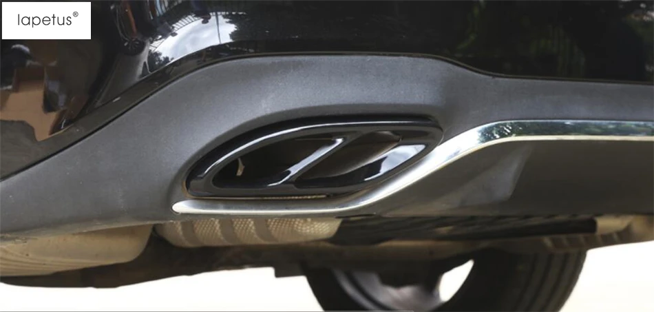 Задняя выхлопная труба для Mercedes Benz GLC X253 2016 2021|trim cover|decorative trim moldingexhaust |