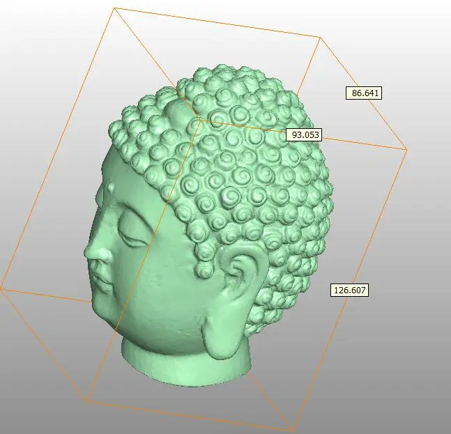 3D модель stl формата для фрезерный станок с ЧПУ сброса 4 оси в форме головы Будды|3d