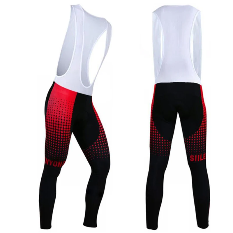 Bib Pants Мужские летние дышащие штаны для велоспорта Coolmax с 3D гелевой подкладкой, быстросохнущие велосипедные колготки для гонок, шоссейных велосипедов, велосипедные брюки MTB - Цвет: Bib Pants