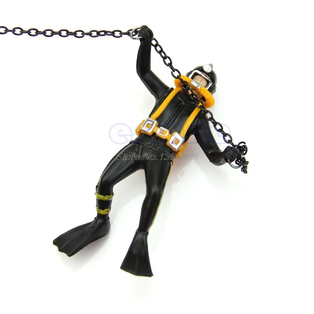 Охотник за сокровищами фигурка аквариума орнамент аквариумный Декор Пейзаж Oct18