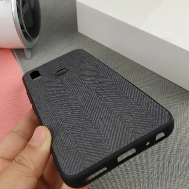 Чехол зеленого цвета для vivo Y83 pro тканевый кожаный чехол Y83pro чехлы телефонов vivoY83