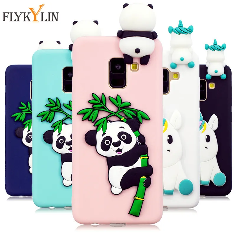 Силиконовый чехол для телефона, для samsung Galaxy A6 A8 плюс Чехол рисунок из мультфильма Мягкий чехол из ТПУ с узором для sfundas samsung A6 A8 телефонные чехлы