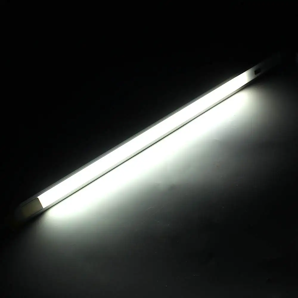 Cold White Light CLAITE 40 см 24 светодиодный светильник с ручным волном под шкаф с датчиком DC12V, жесткая полоска, барный светильник для кухни, лампа для ванной, ночники Hom - Color: Cold White Light
