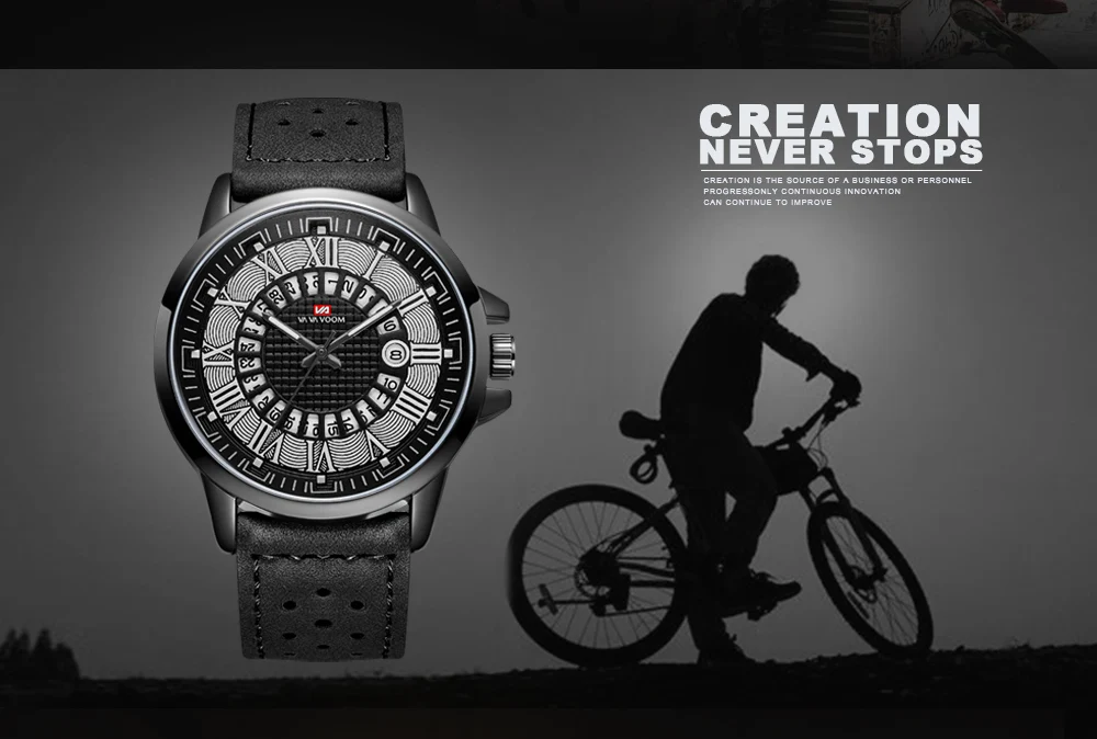 Rolex_watch VA VOOM модные часы мужские повседневные военные спортивные мужские часы Кварцевые аналоговые наручные часы Relogio Masculino