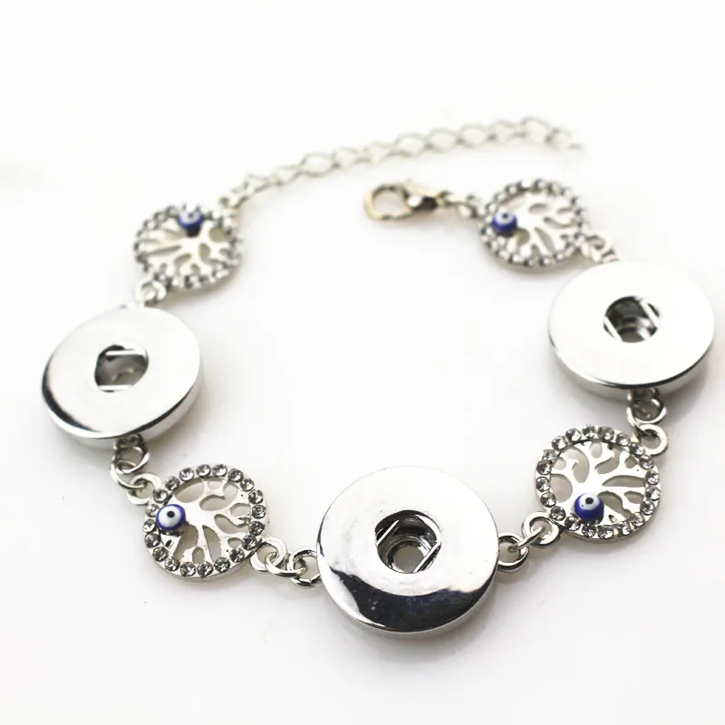 Новое поступление 6 шт./лот браслет с кристаллами живое дерево кнопки подходит