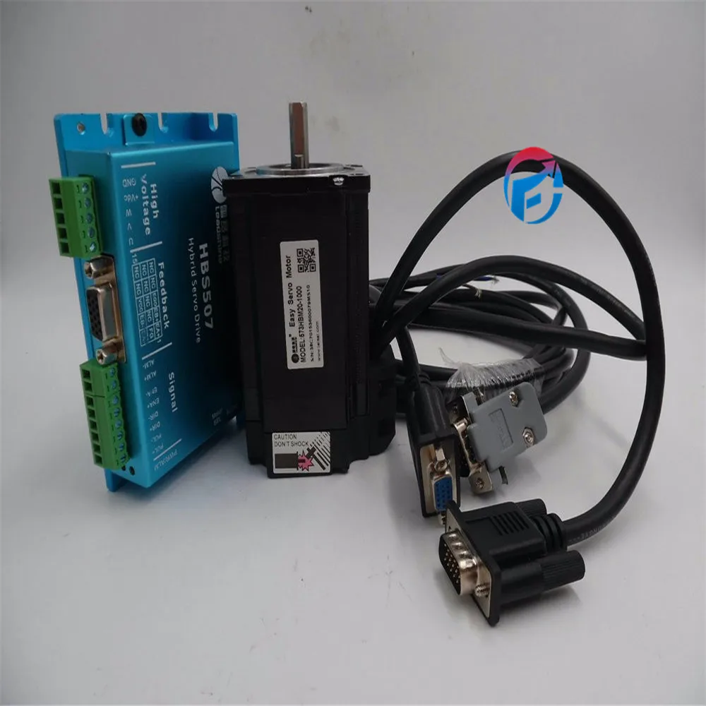 Замкнутый контур Leadshine сервопривод HBS507 57 мм 3 фазный 573HBM20 EC 1000 с линейным