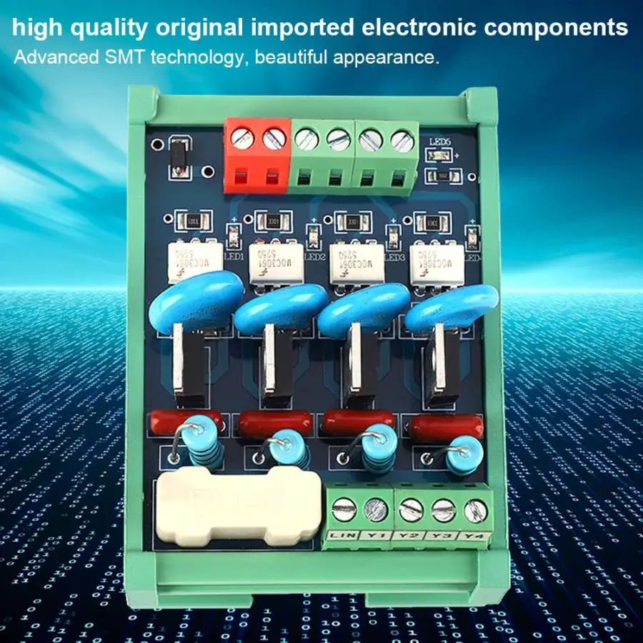 Регулируемый источник питания 4 канальный PLC DC усилитель SCR кремниевый регулятор